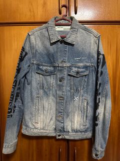 Off white denim jacket impressionism top