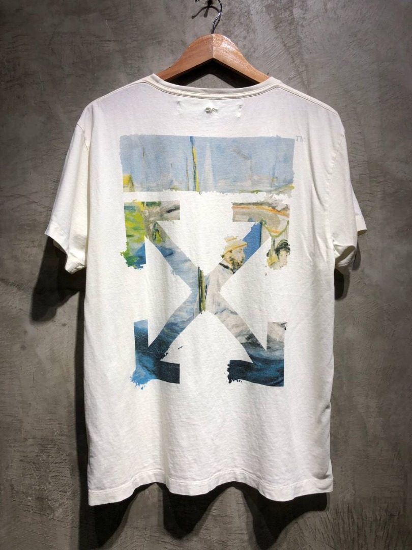 Off white oil painting crewneck on sale