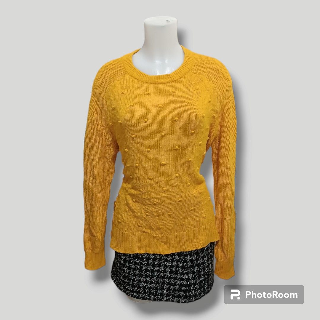 Old Navy mustard knitted sweater Women s Fashion Tops