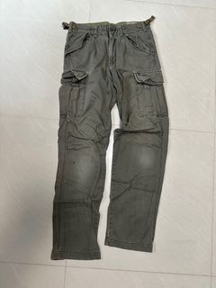 Vintage Olive Green Cargo Pants