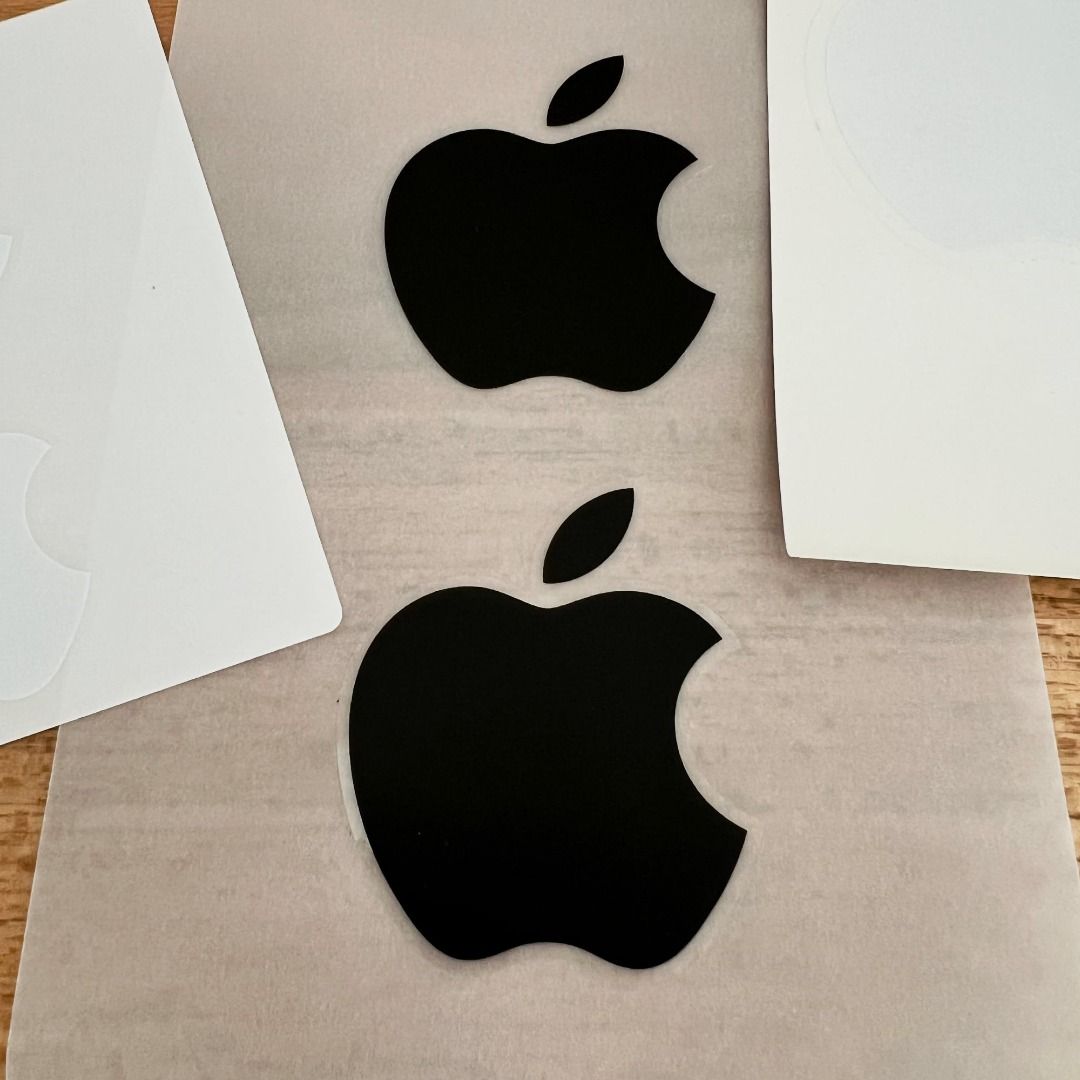 Original Apple Logo Stickers x 6, Hobbies & Toys, Stationery & Craft