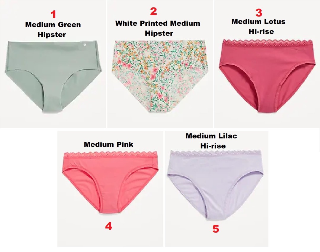 Original Old Navy Panties, Women's Fashion, Undergarments & Loungewear