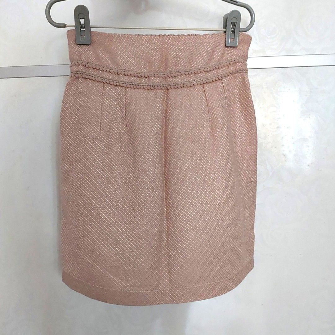 Pastel Pink Pencil Skirt Women s Fashion Bottoms Skirts on Carousell
