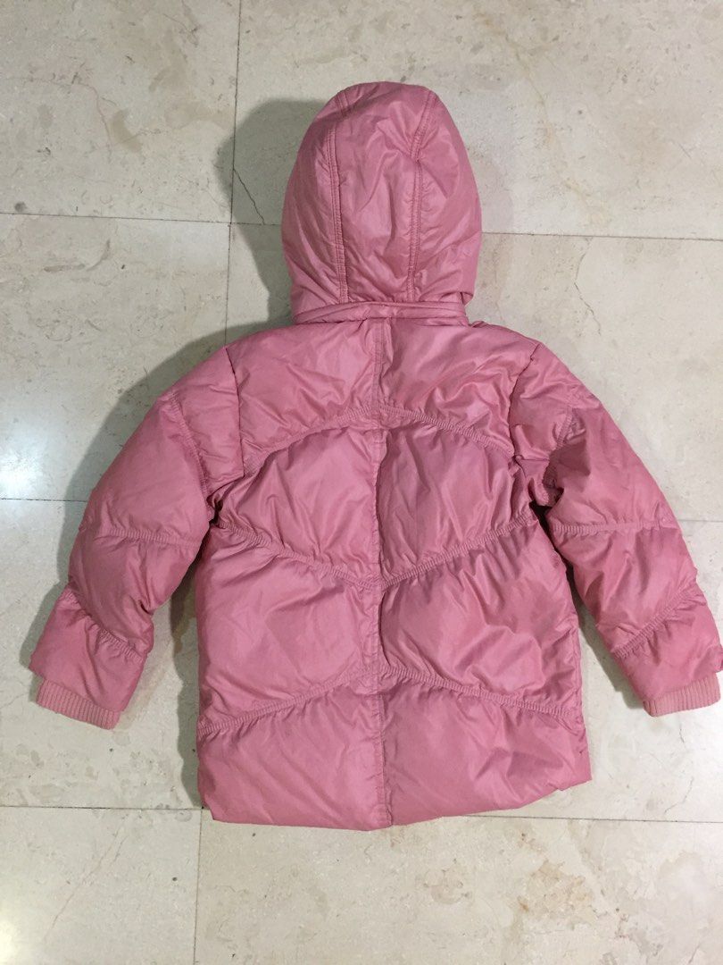 Girls pink winter jacket outlet