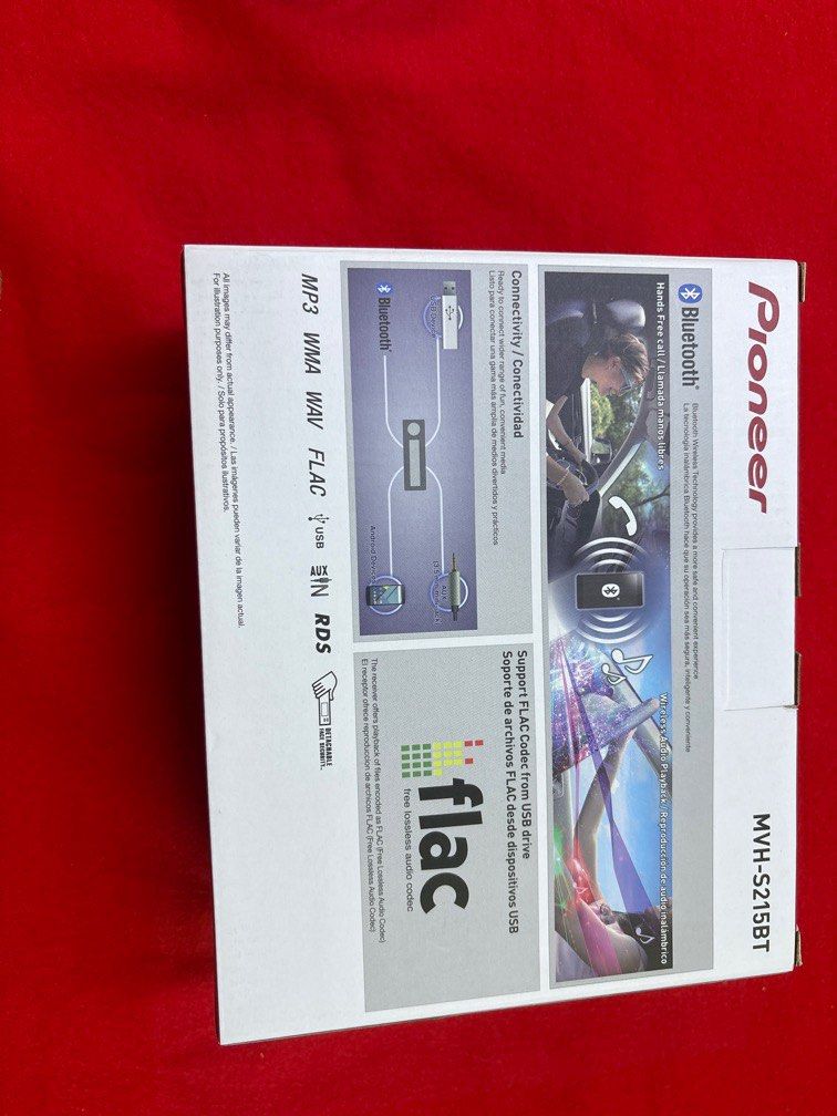 Pioneer MVH-S215BT Deckless Player, Car Accessories, Accessories on ...