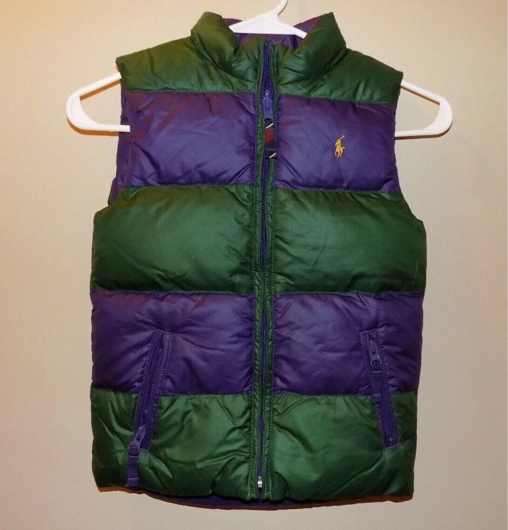 Kids polo vest top