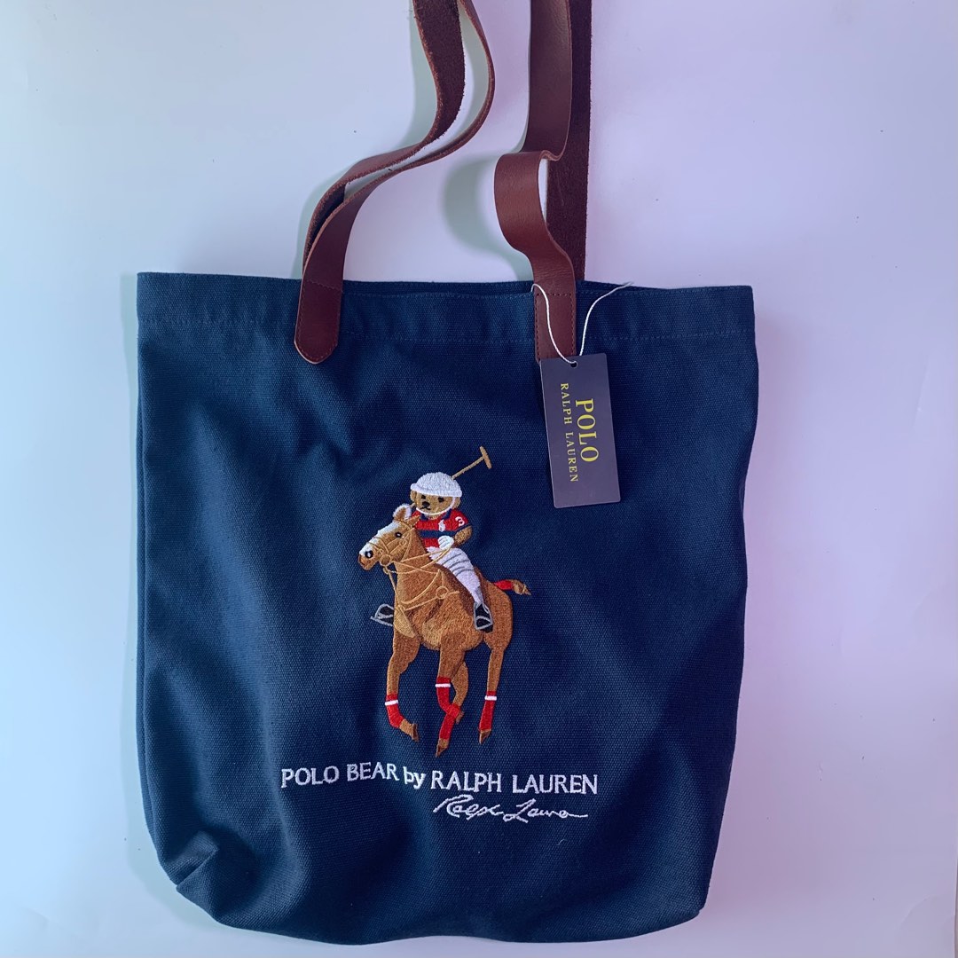 Ralph lauren on sale blue tote bag