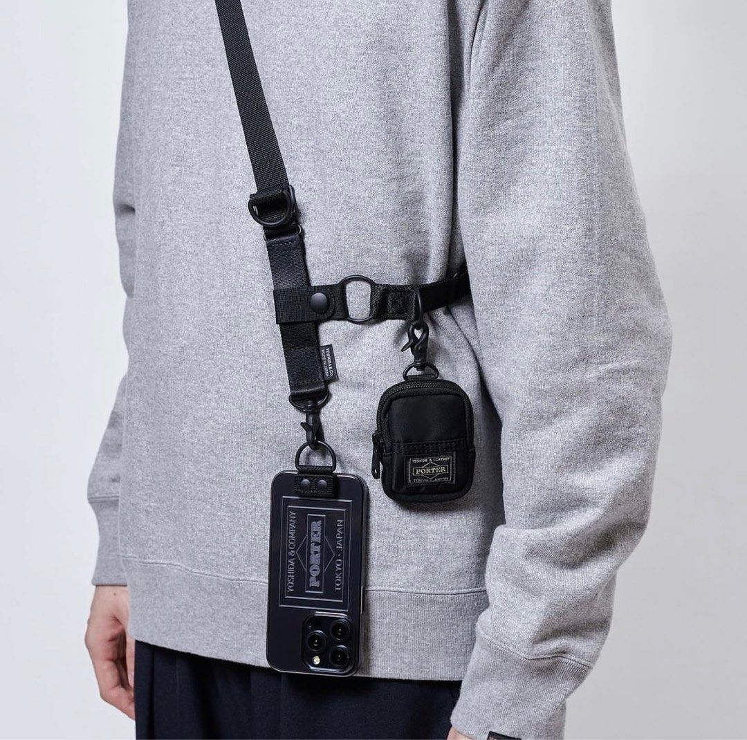 スマホアクセサリー PORTER Shoulder Air Jacket with Pouch Air Jacket x PORTER(エアージャケット x ポーター) SHOULDER