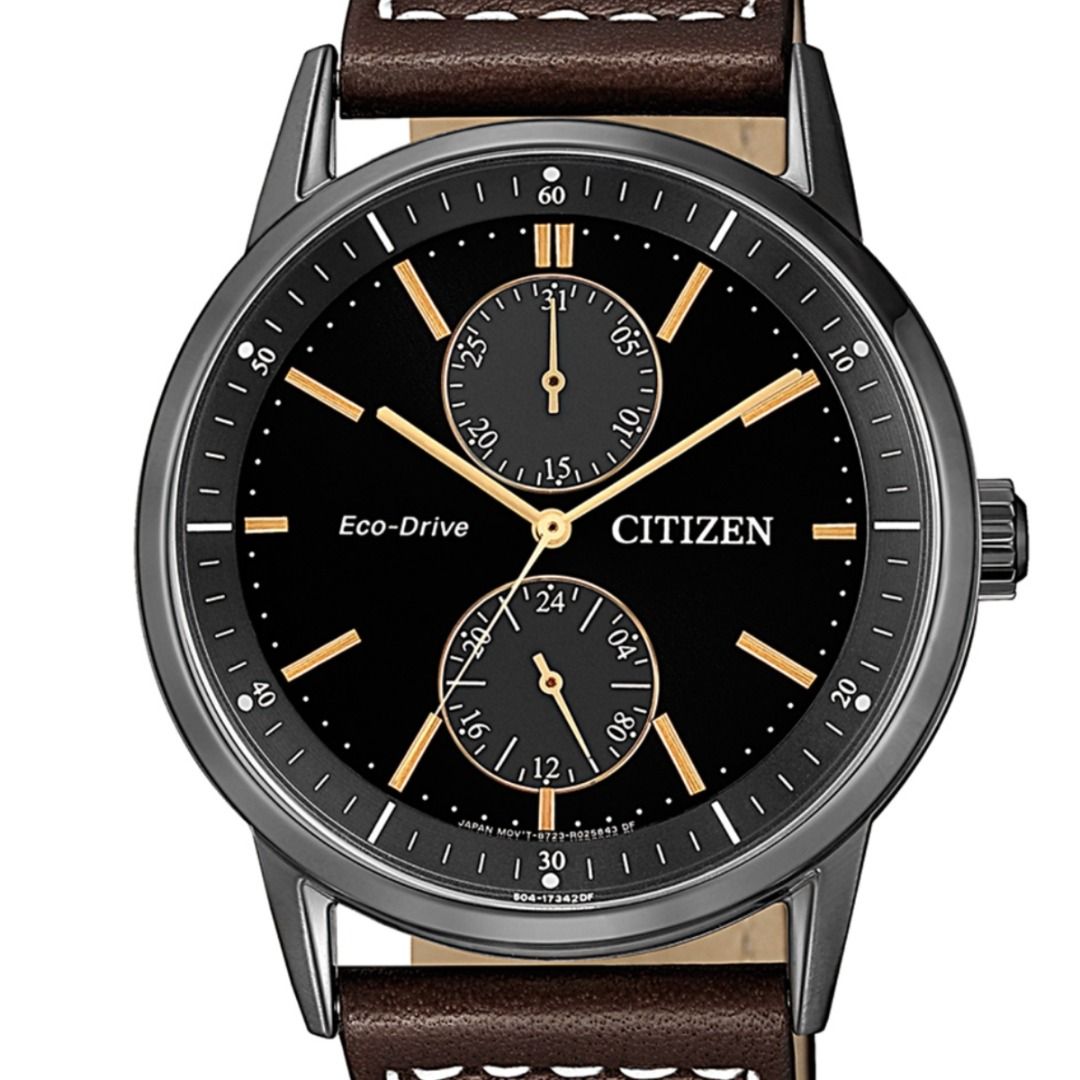Men's citizen discount watch leather band