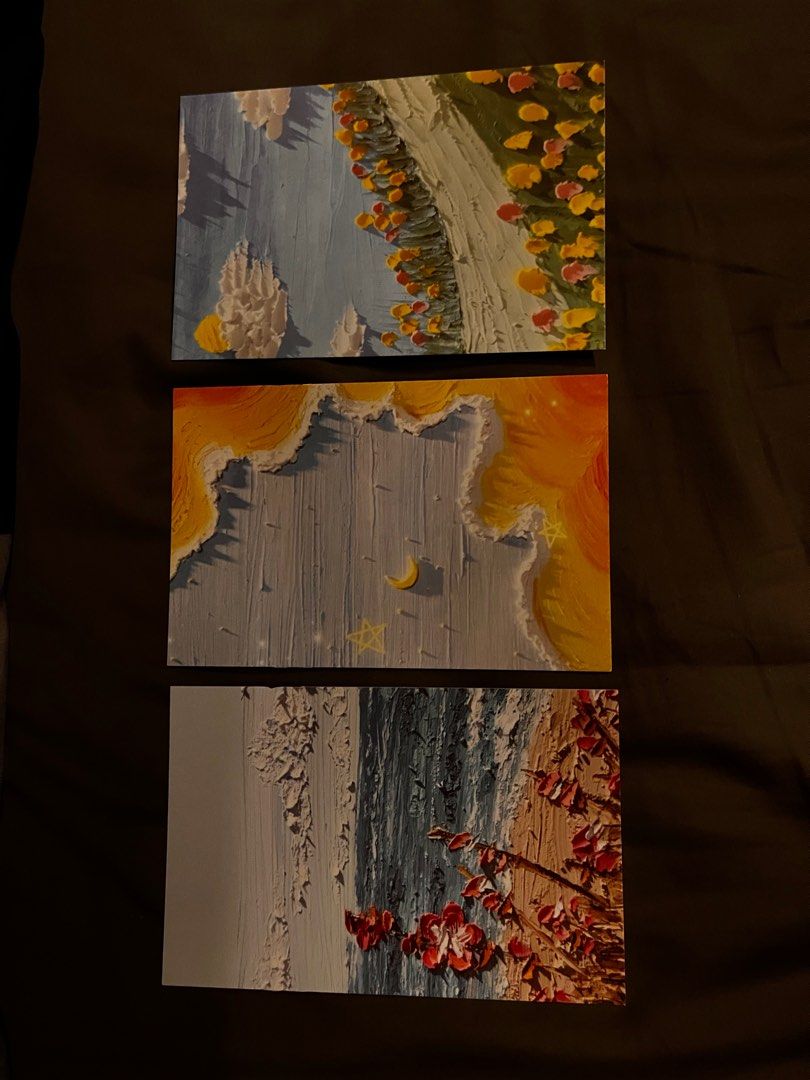 Printed Postcards (Category: Art & Prints) located in Singapore. Submitted by soggycereal8390 (Listing ID 1273064513, Image 3). Description: Beautiful postcards for giving and writing letters to . Postcard price 1-$1.50 5-$6 10- $12 15- $17 20(all) - $20.