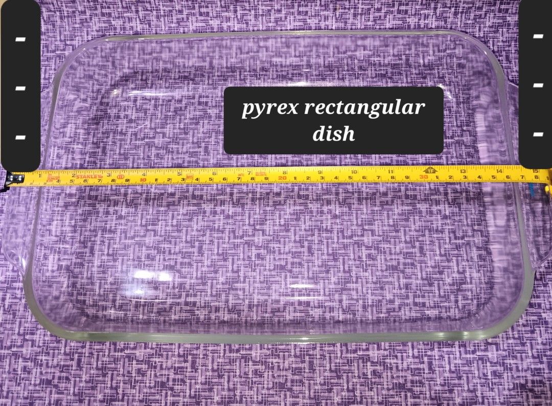 Pyrex Rectangular Casserole Dish, Furniture & Home Living, Kitchenware ...