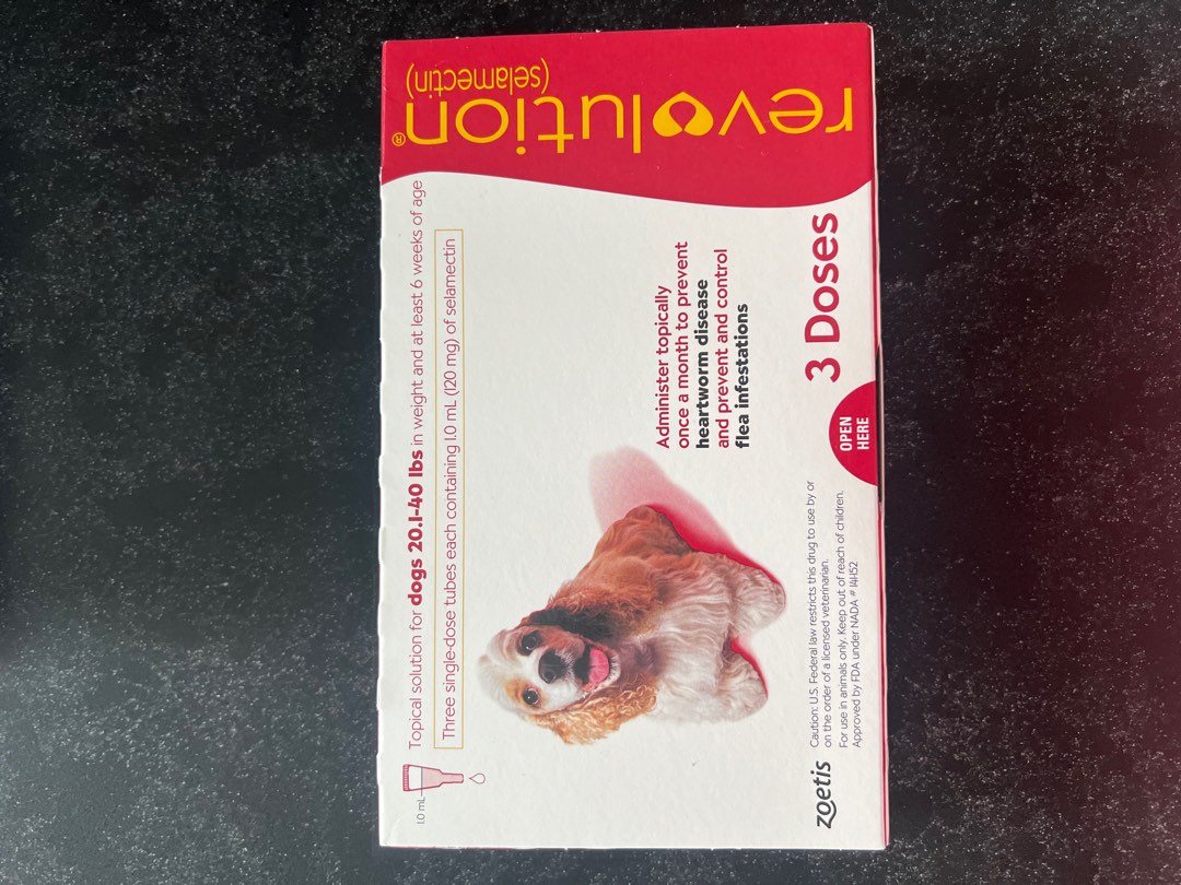 Revolution for dogs 21 40 lbs clearance