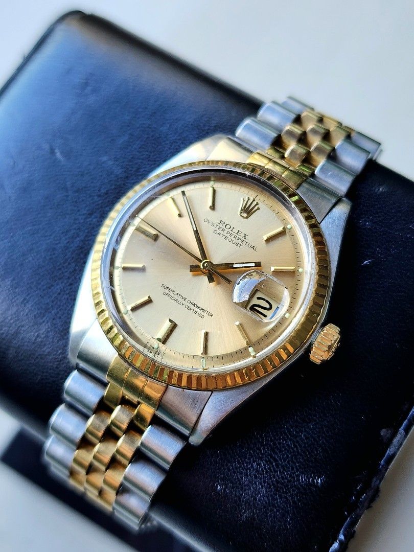 Rolex Datejust 36 Two Tone Vintage Classic Complete Set