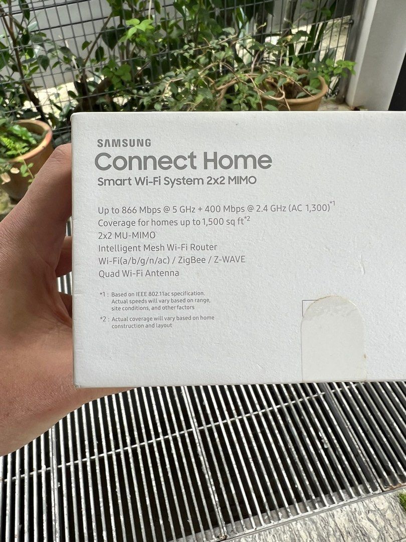 Samsung Home connect Wifi Mesh, Computers & Tech, Office & Business ...