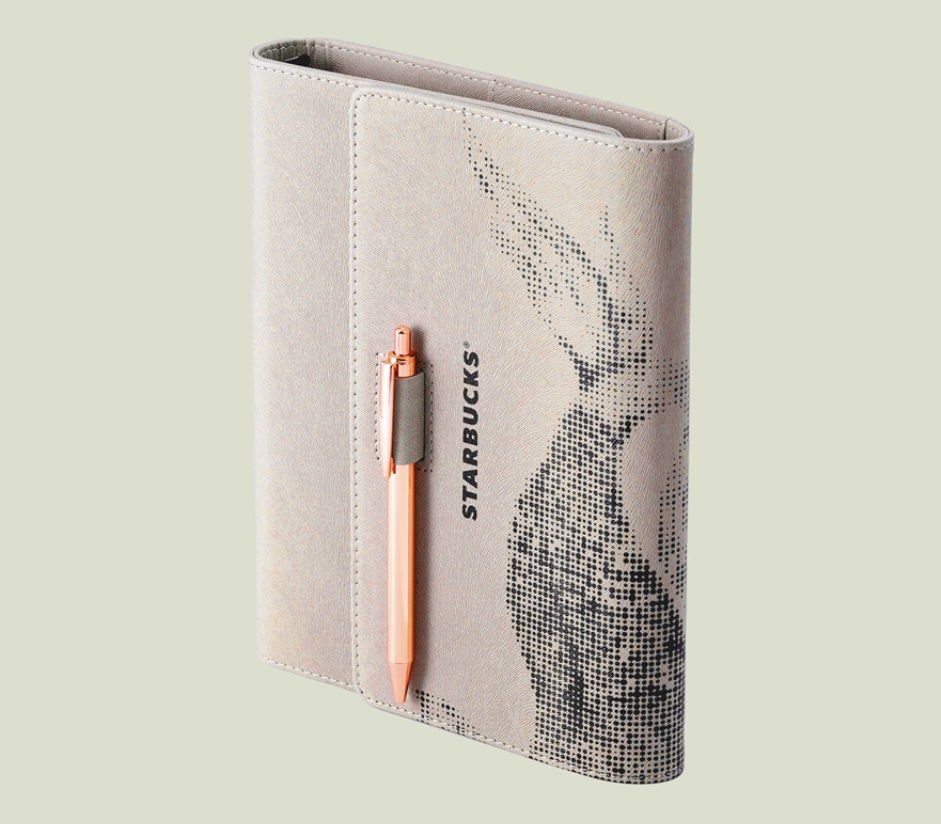 Sealed Limited Edition 2024 Starbucks Abalone Gray Planner Organizer
