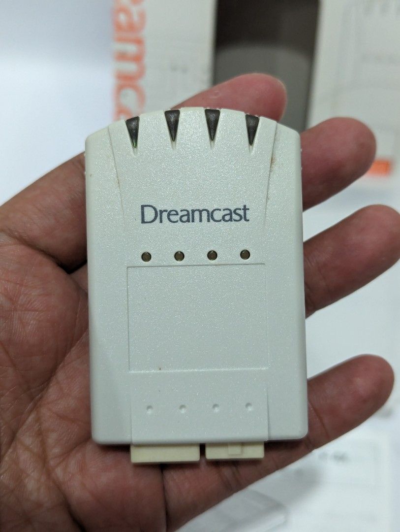 SEGA Dreamcast Memory Card 4X HKT4100 Boxed Complete Set, Video Gaming