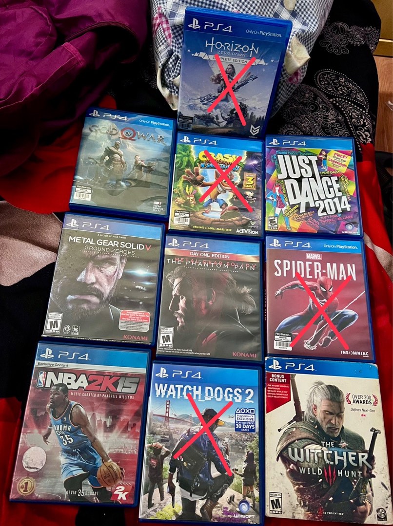 Selling my PS4 Games, Video Gaming, Video Games, PlayStation on Carousell