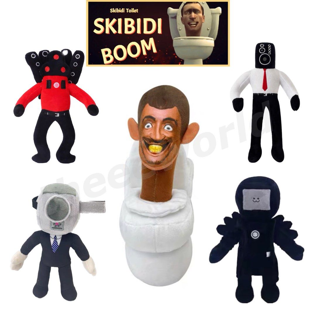 Skibidi Toilet Titan Monitorman Speakerman TV man Plush Stuffed
