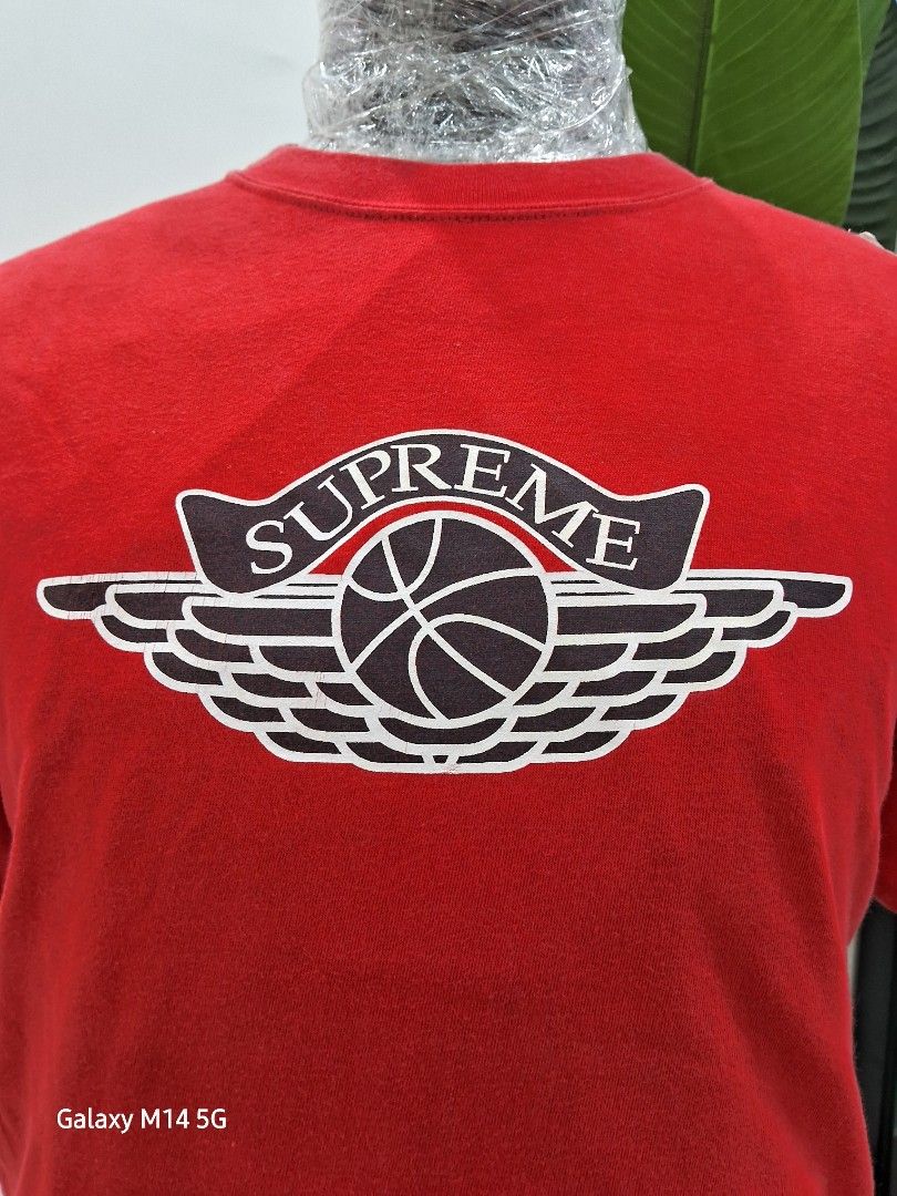 SUPREME 98ss Jordan Wing Logo Tee サイズL - Tシャツ/カットソー ...