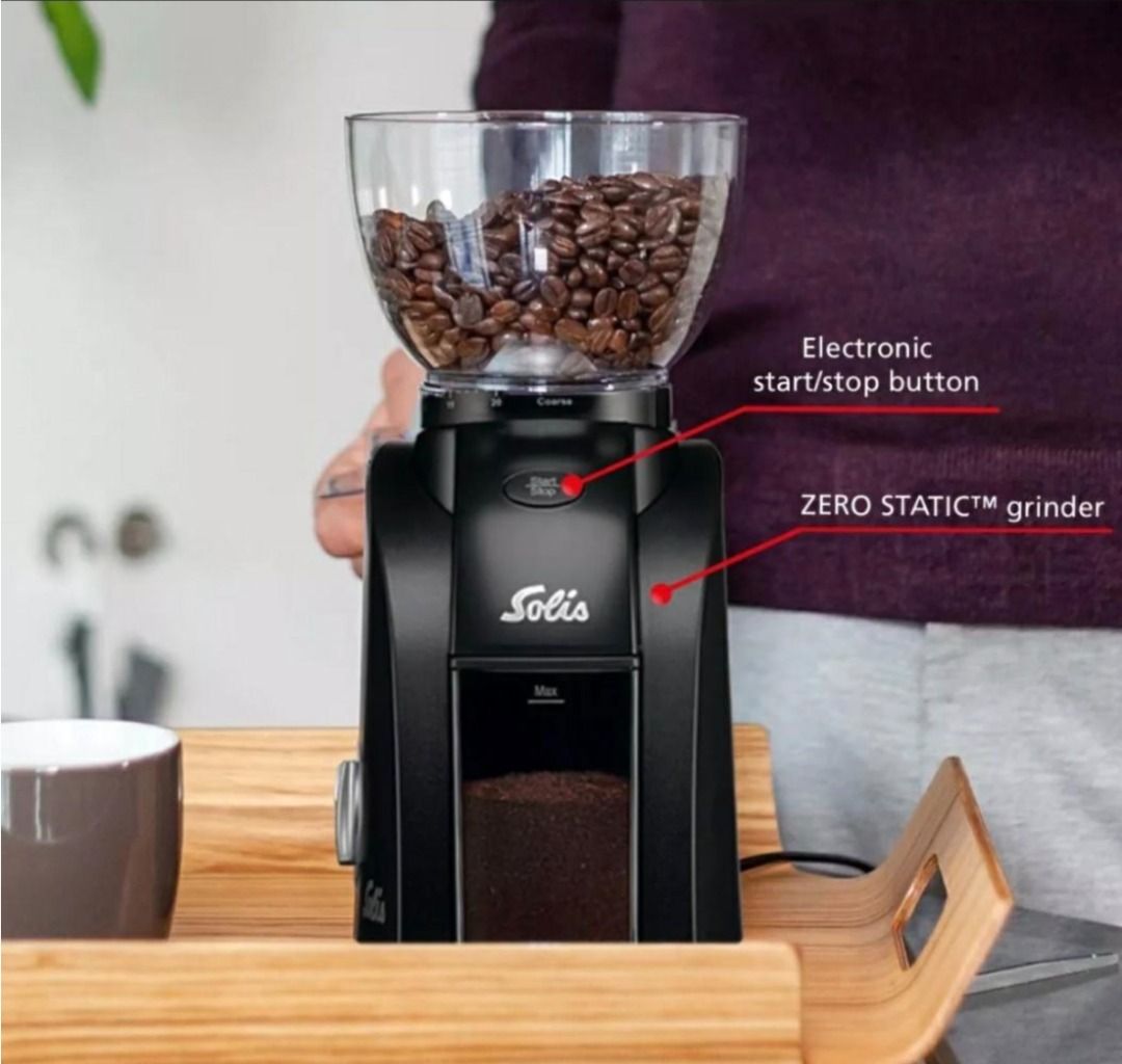 Solis Scala Zero Static Coffee Grinder, TV & Home Appliances, Kitchen