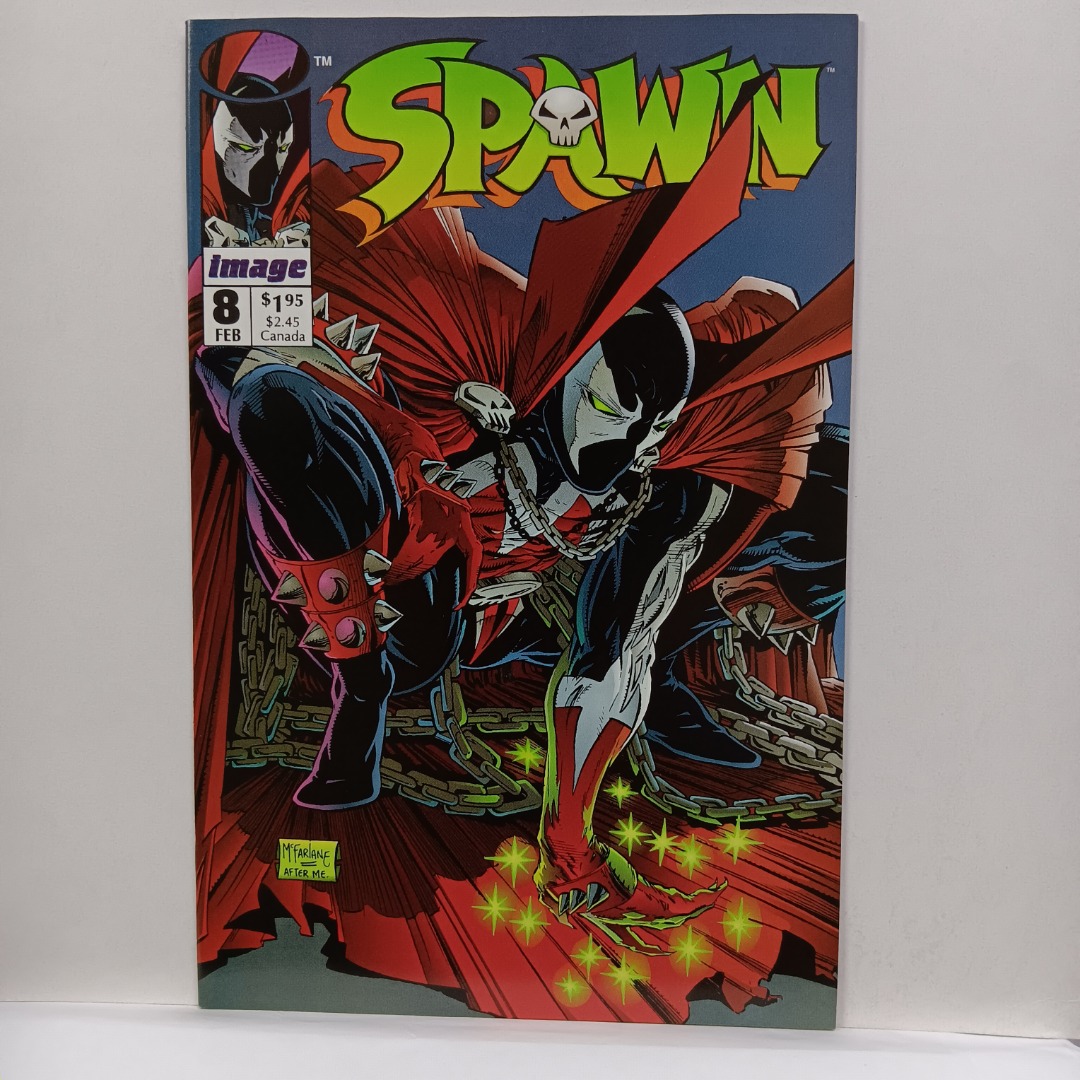 Spawn #8. VF/NM. 1st Vindicator, iconic Mcfarlane cover., Hobbies ...