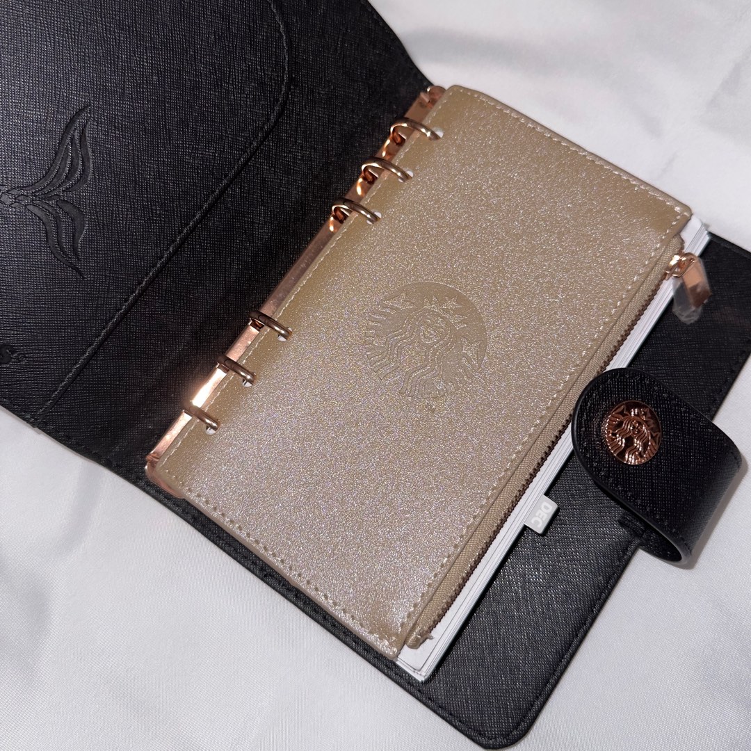 Starbucks 2023 A6 Planner Zipper Pouch only (ring binder not included