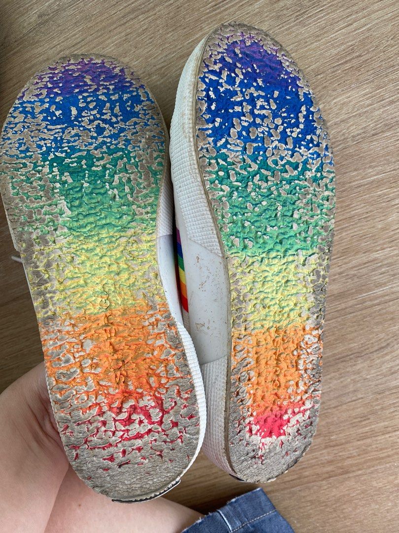 Superga online rainbow sole