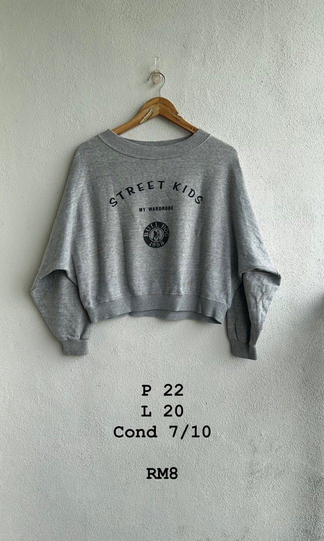 Baggy crop top clearance sweater