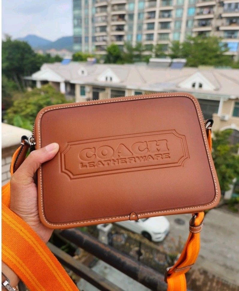 TAS PRIA BRANDED ORI FO COACH CHARTER SLING BAG Fesyen Pria Tas Dompet Tas Selempang di Carousell