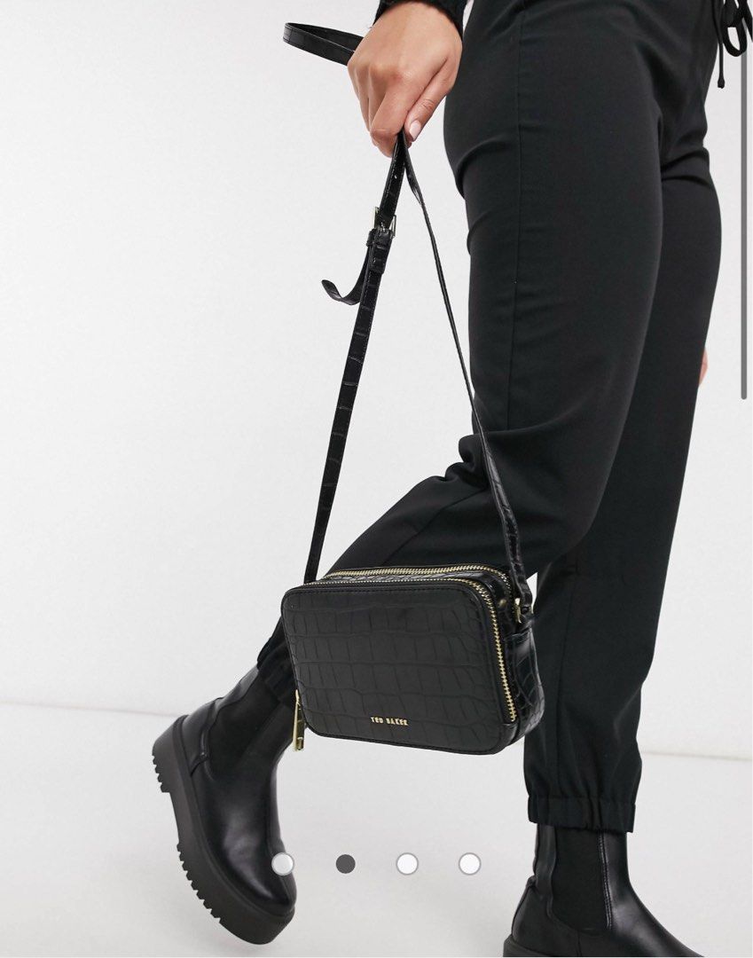 Ted baker store black camera bag