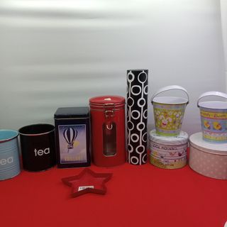 Tin can and metal storage containers for 65 each *X14