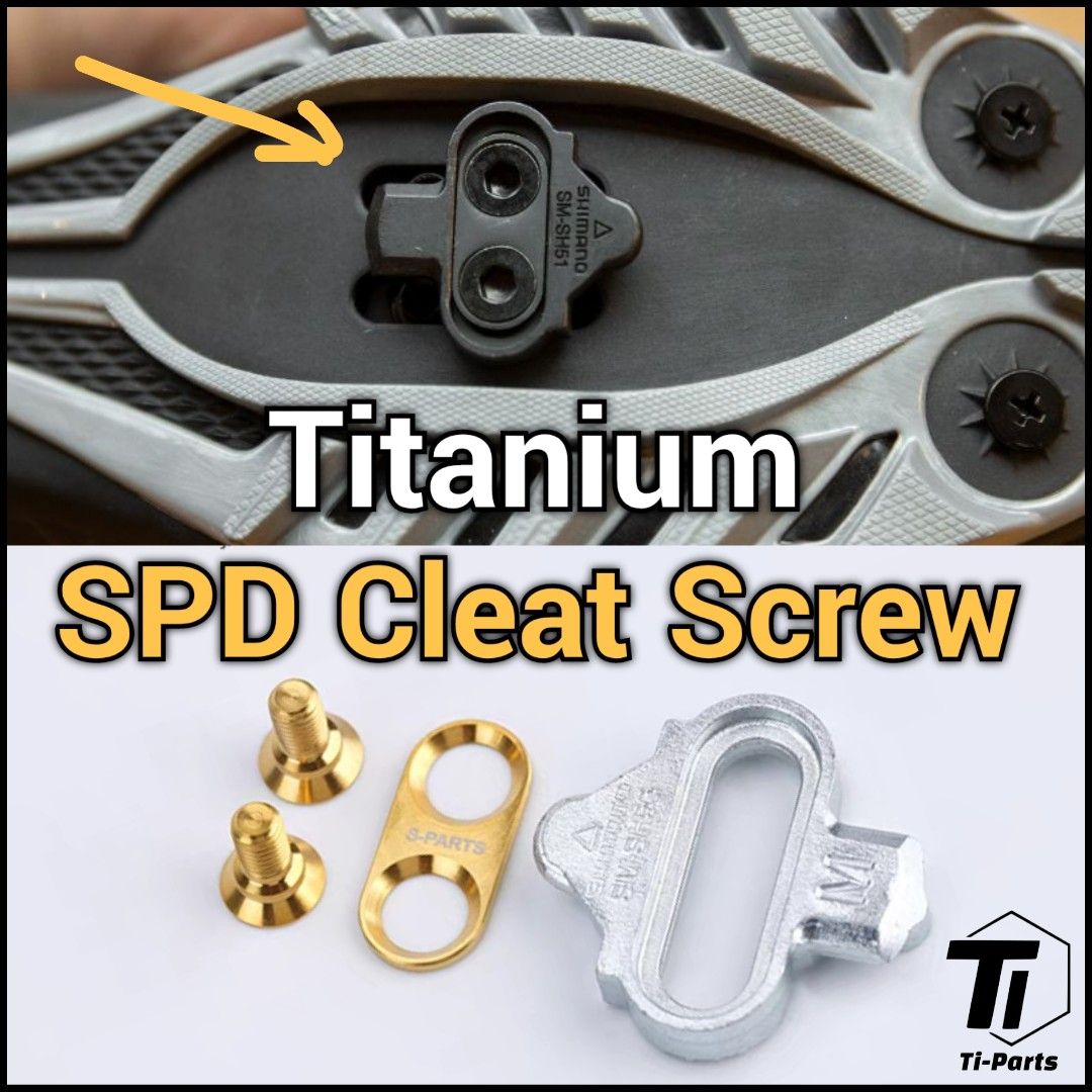 Titanium sales spd cleats