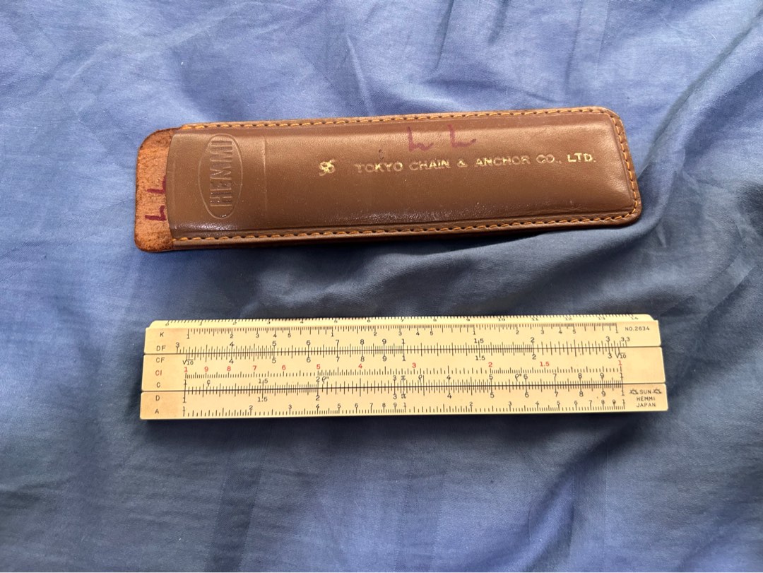 Tokyo Chain Works Bamboo Slide Rule, Hobbies & Toys, Stationery & Craft ...