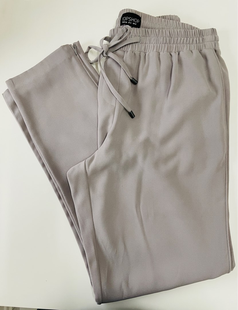 Grey joggers womens on sale topshop