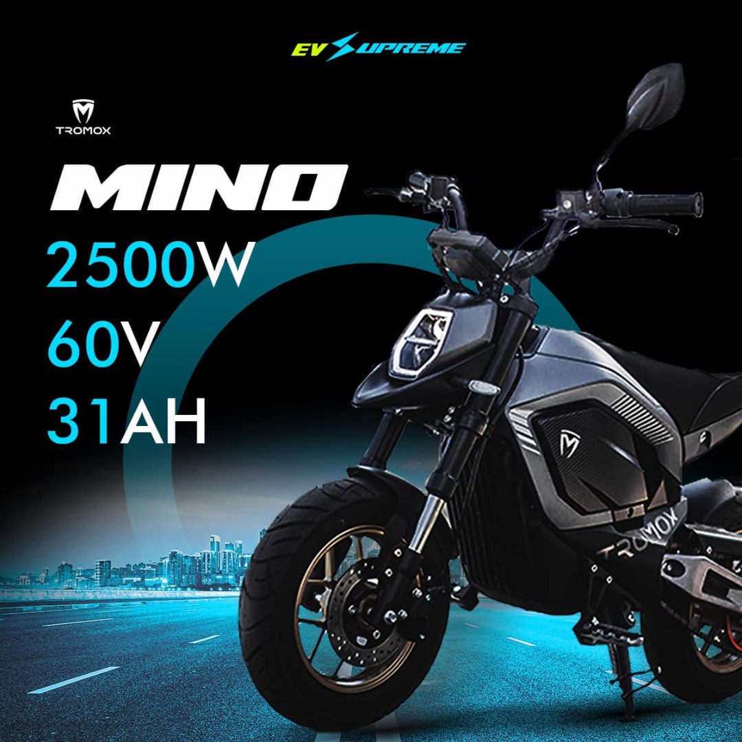 Tromox mino top electric motorcycle