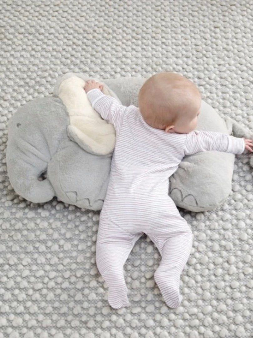 Tummy Time Snuggle Rug Elephant, Babies & Kids, Baby Nursery & Kids Furniture, Other Kids