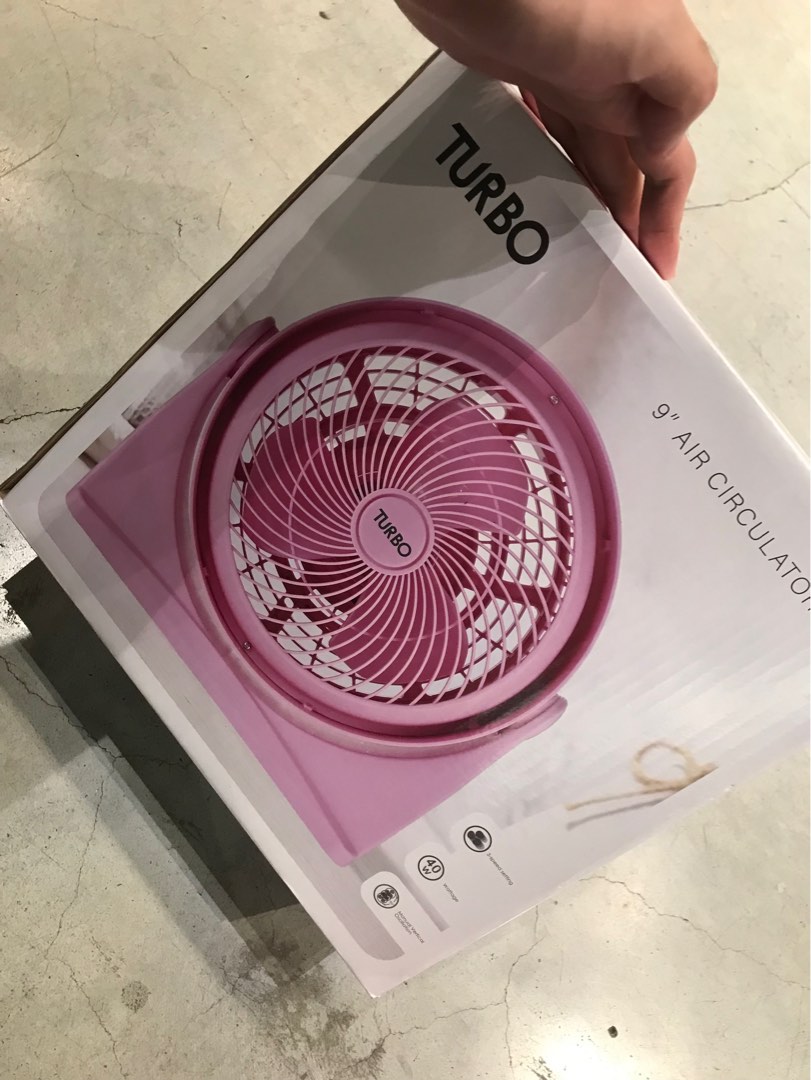 Turbo 9 inch fan, TV & Home Appliances, Other Home Appliances on Carousell