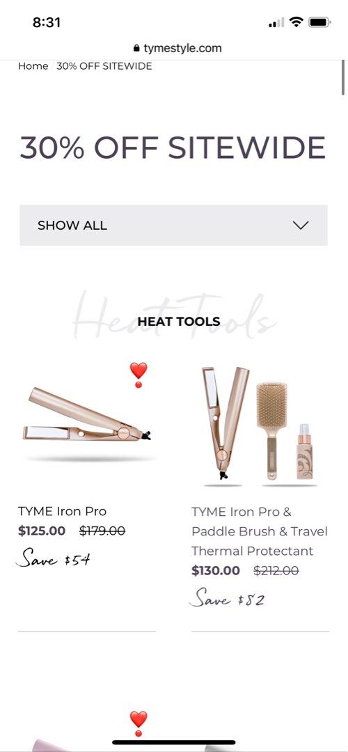 Tyme USA hair curler last price Beauty Personal Care Hair on