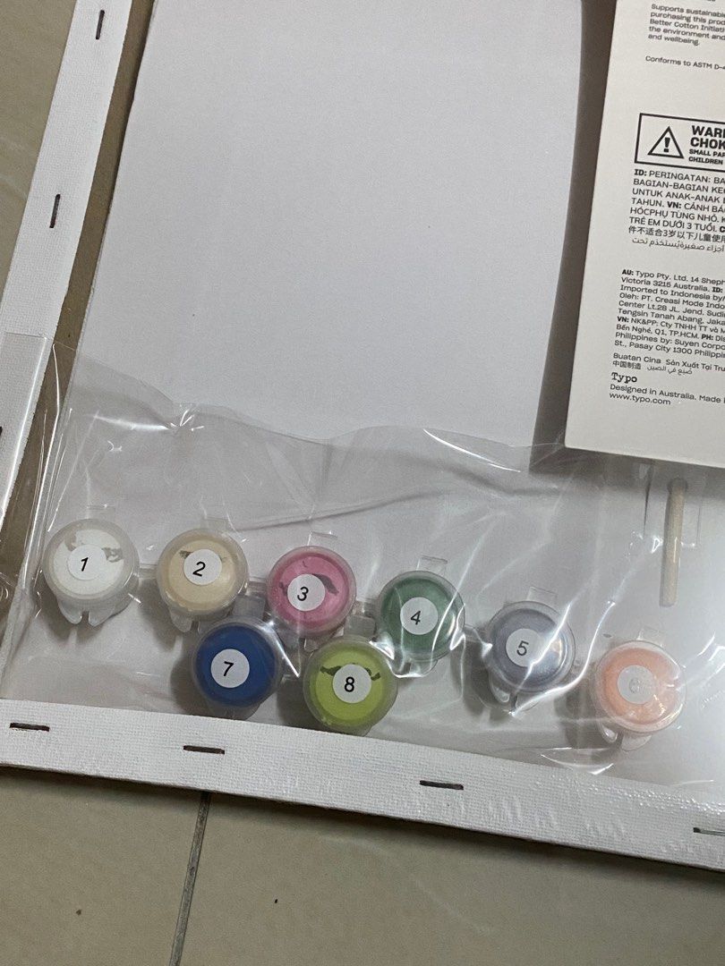 Typo DIY Paint by Number kit, Hobbies & Toys, Stationery & Craft, Other