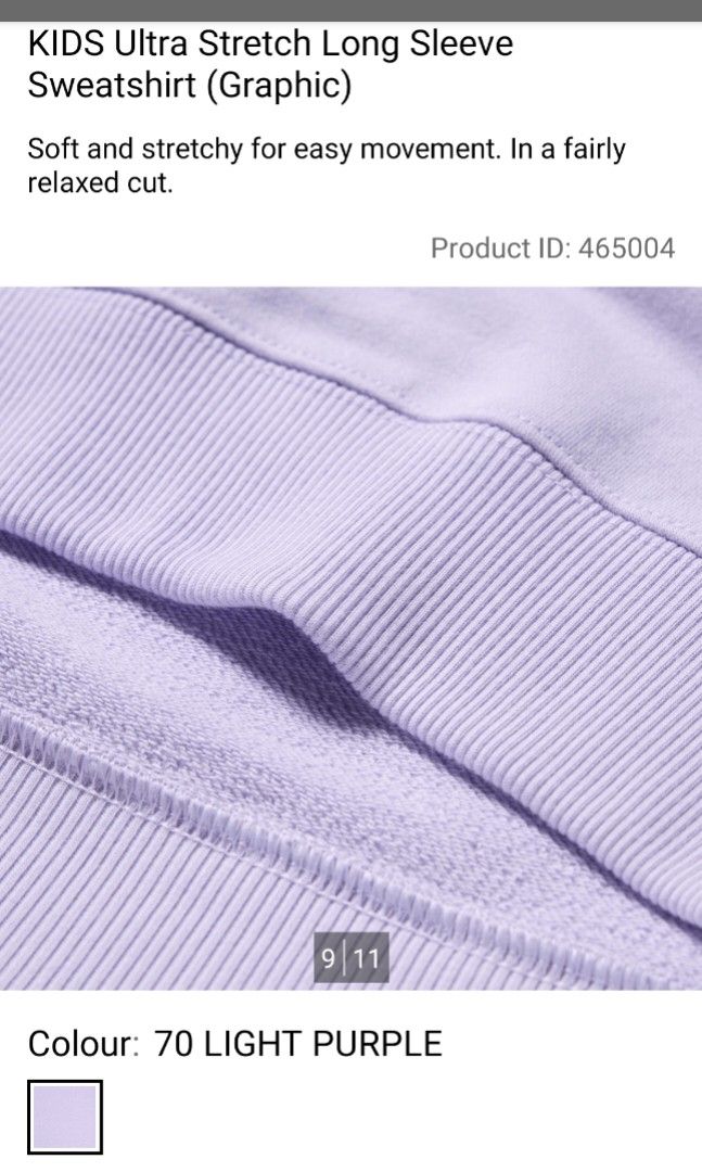 Purple outlet sweatshirt kids