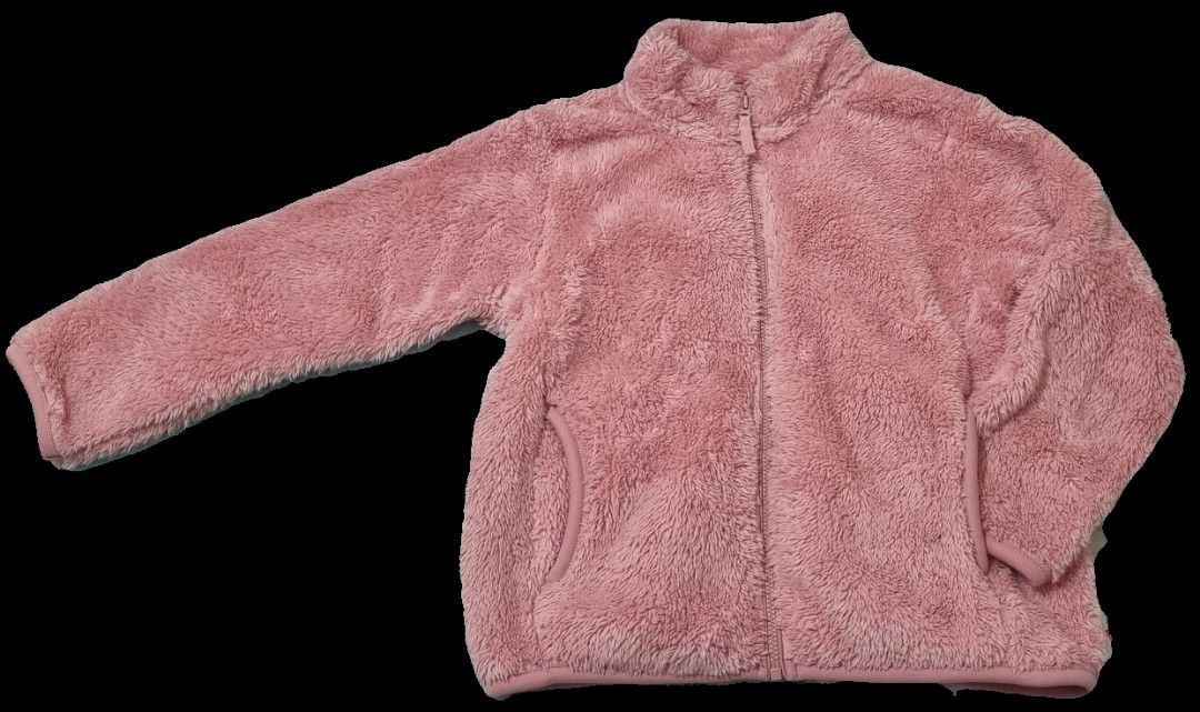 Uniqlo pink fleece cheap