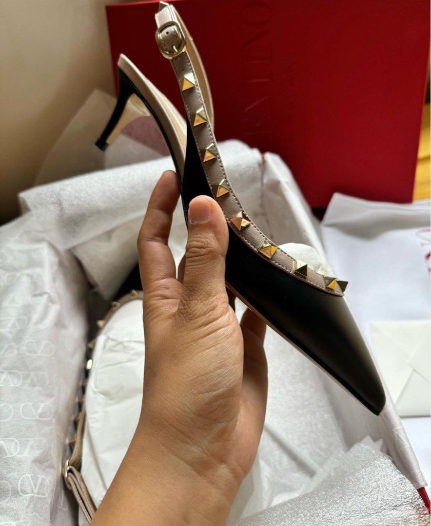 Valentino Kitten Heels, Women's Fashion, Footwear, Flats & Sandals on