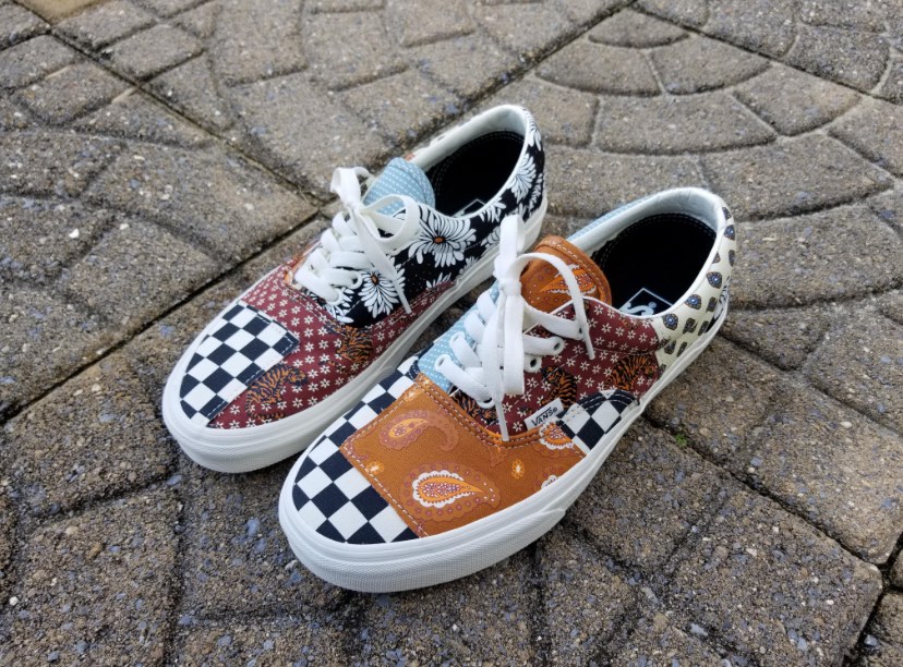 Vans Era Tiger Patchwork Sneakers Men s Fashion Footwear