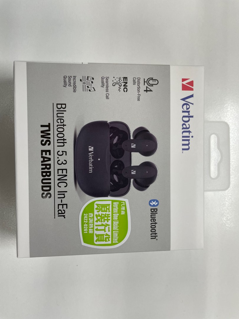 Bluetooth 5.3 ENC TWS Earbuds - Verbatim Hong Kong