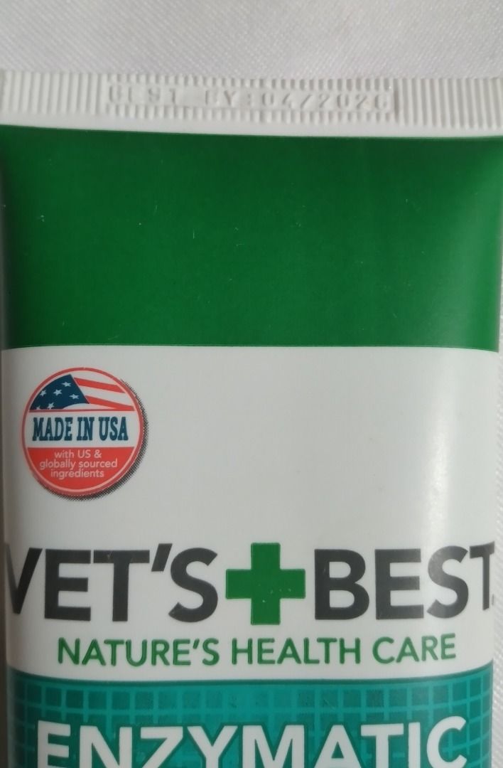 Vet's best enzymatic toothpaste for dogs, Pet Supplies, Health
