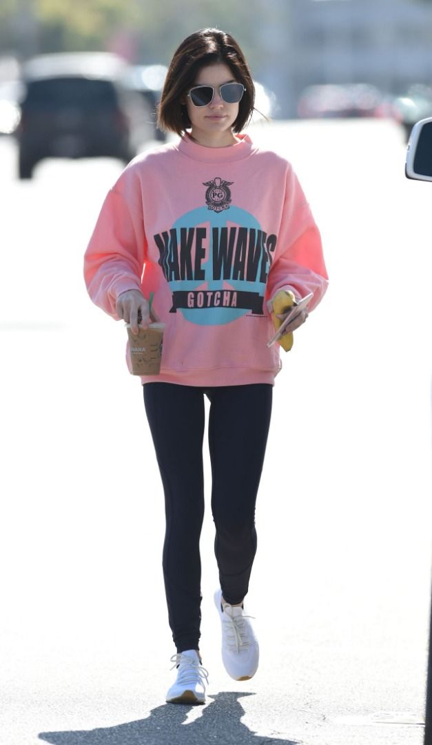 Vintage 1987 Gotcha Pink Sweatshirt with Pockets Women s Fashion