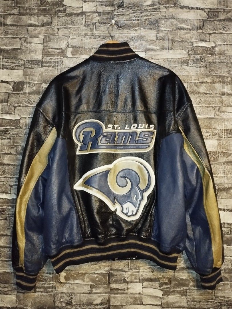 St louis deals rams leather jacket