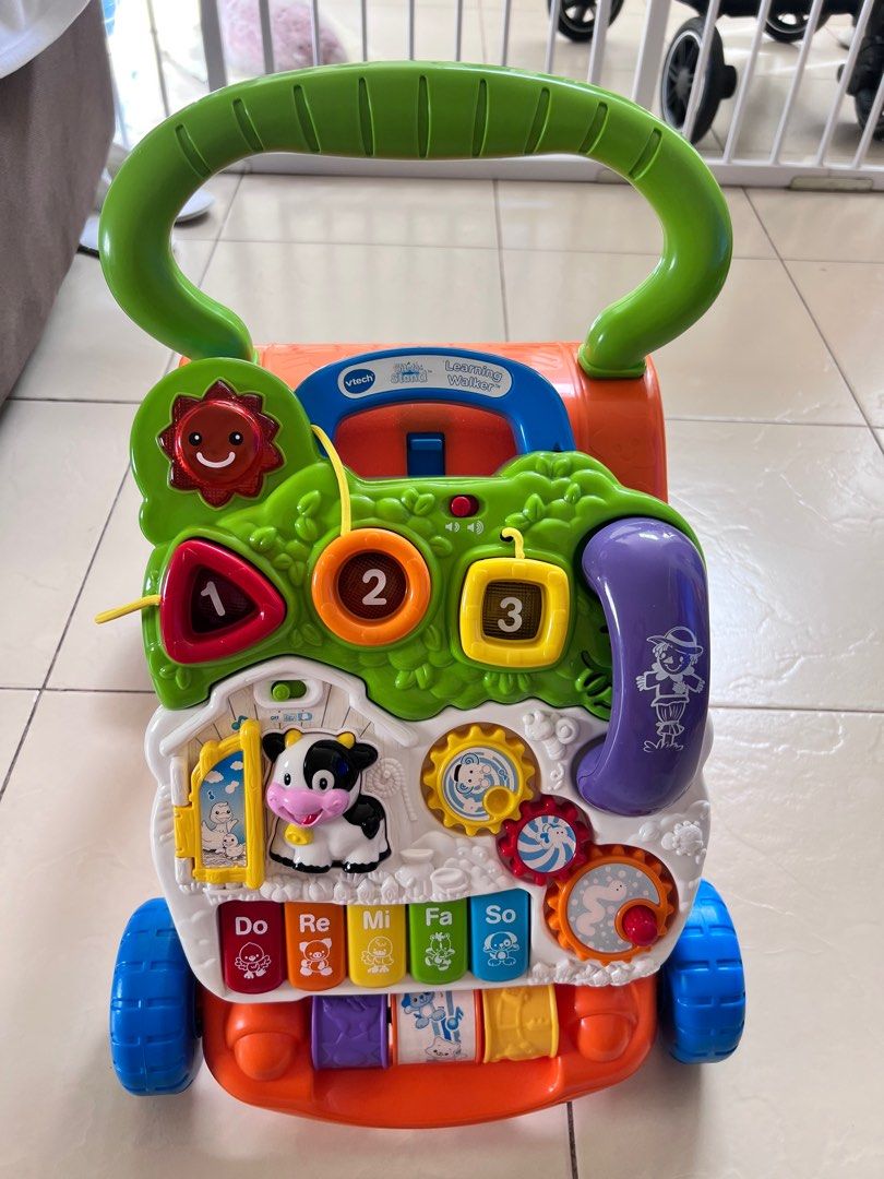 Vtech Walker Vtech Sit-To-Stand Learning Walker, Babies & Kids, Infant Playtime on ...