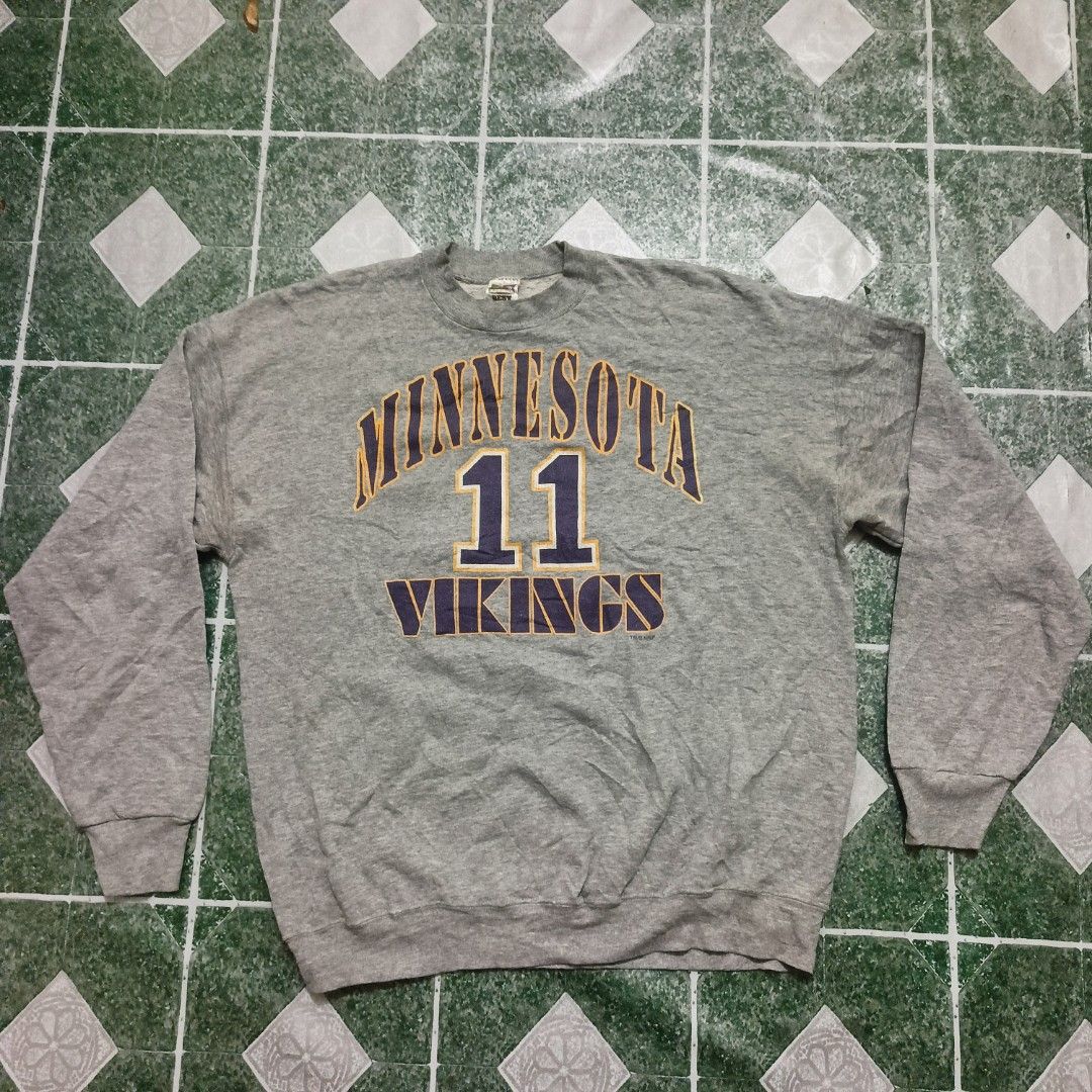 Vtg Minnesota Vikings NFL Culpepper 11 sweatshirt Men s Fashion