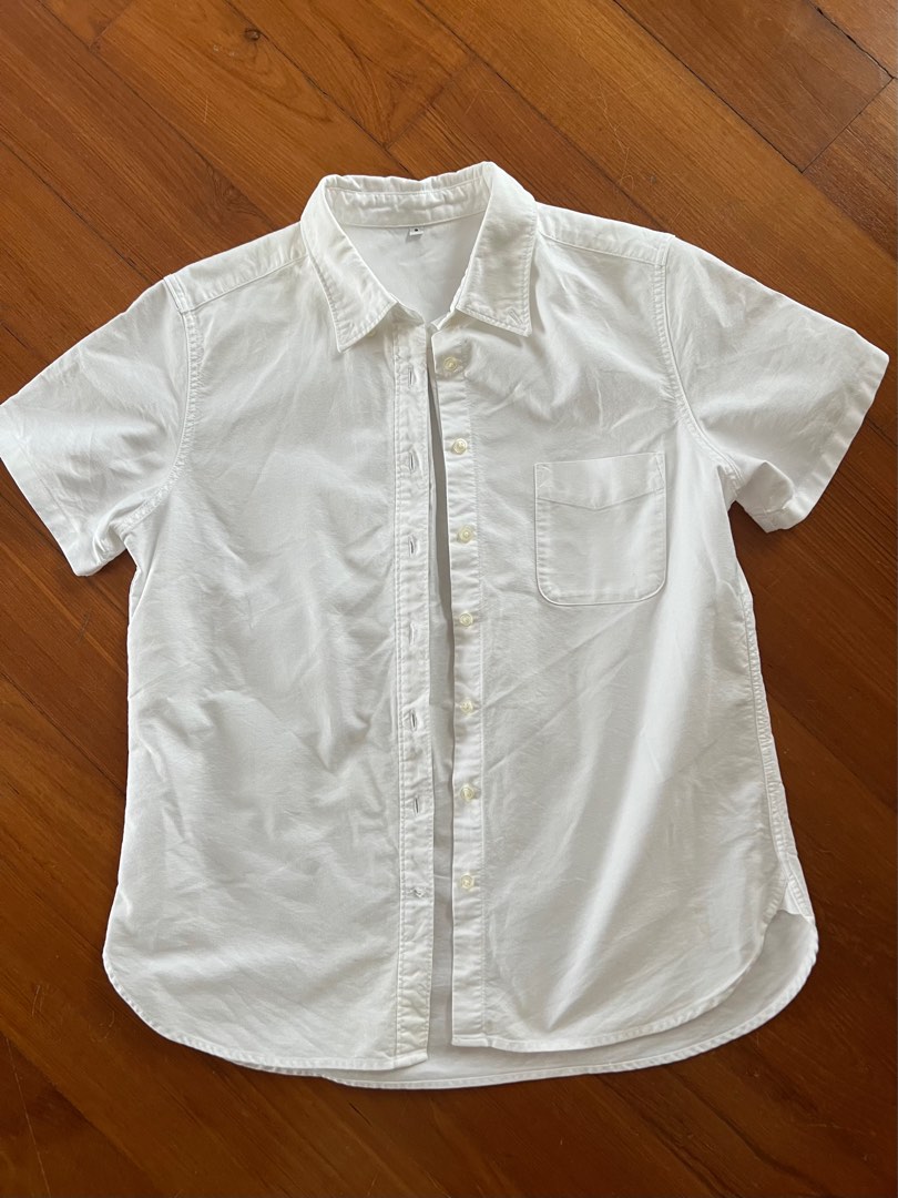 white collar shirt